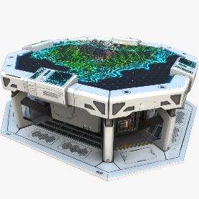 3D Sci-fi Table PBR